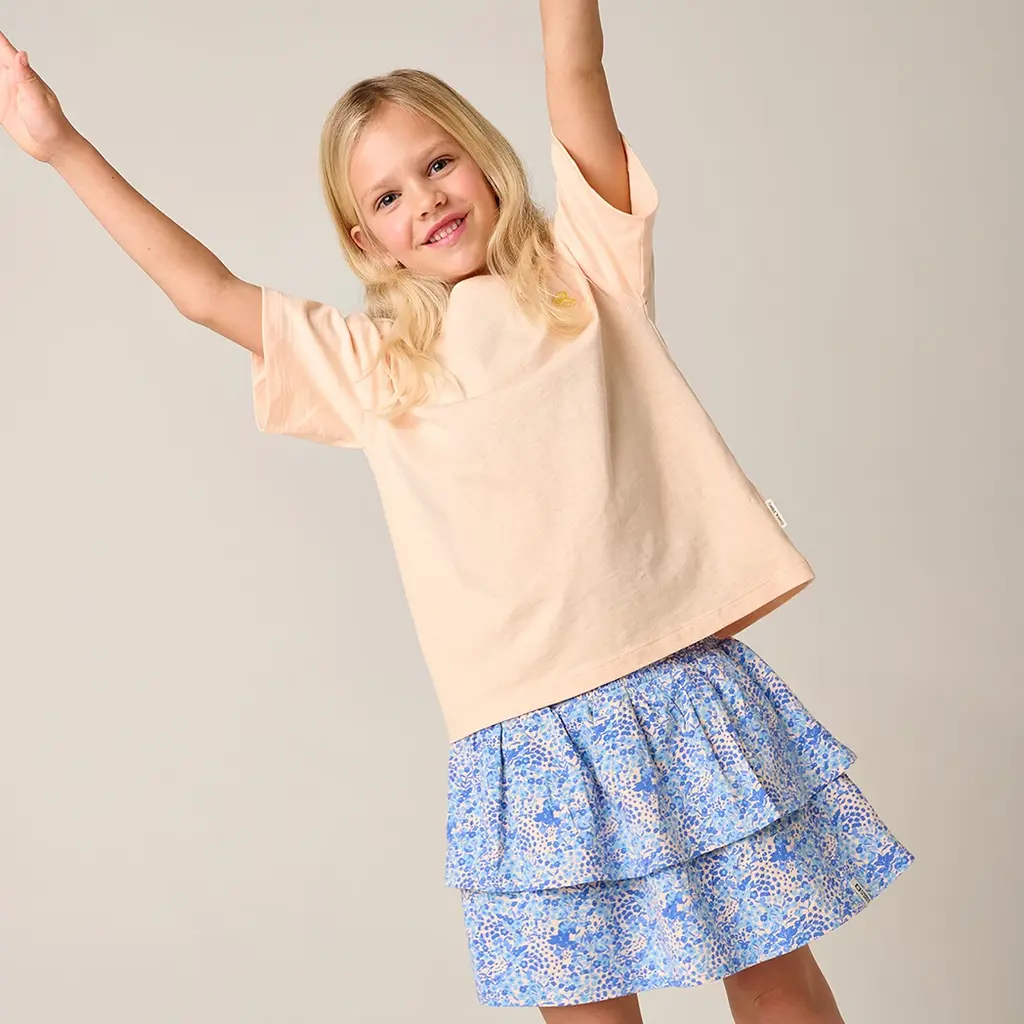 T-shirt Lemons backprint (pale peach)