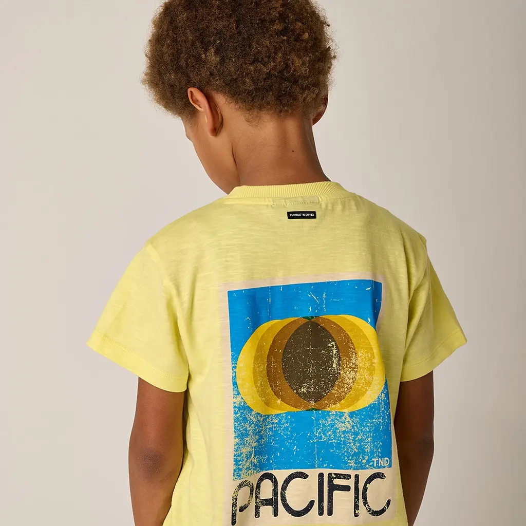 T-shirt Reef backprint (limelight)
