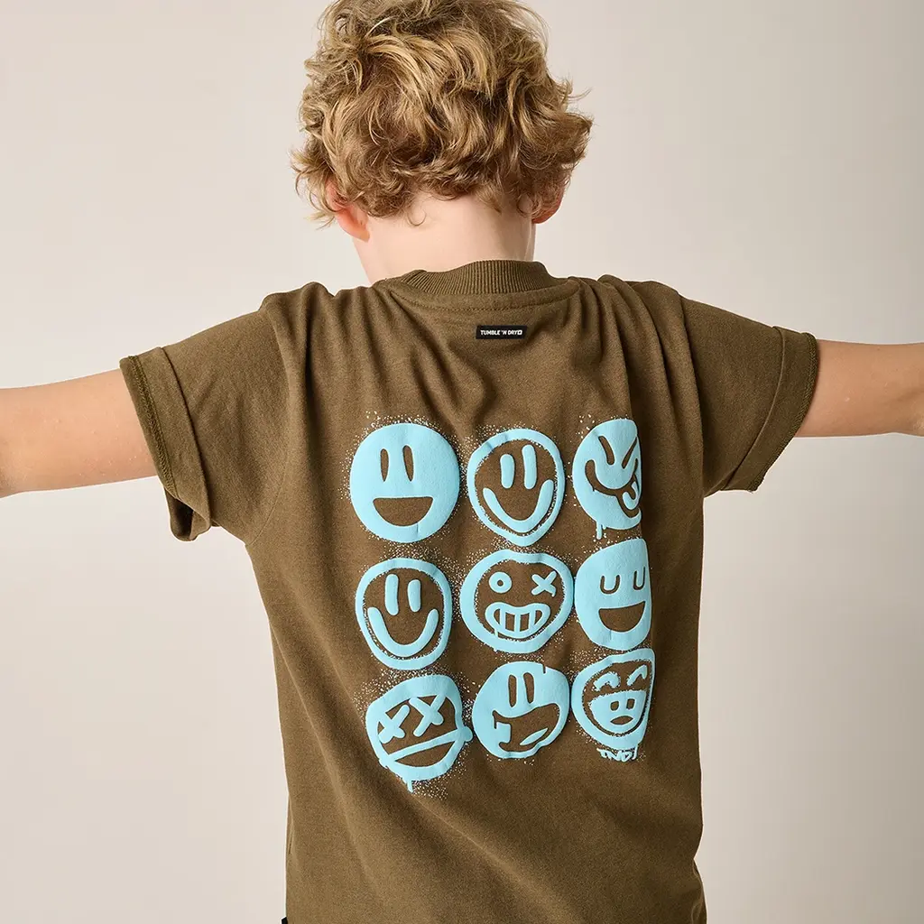 T-shirt Surface backprint (military olive)