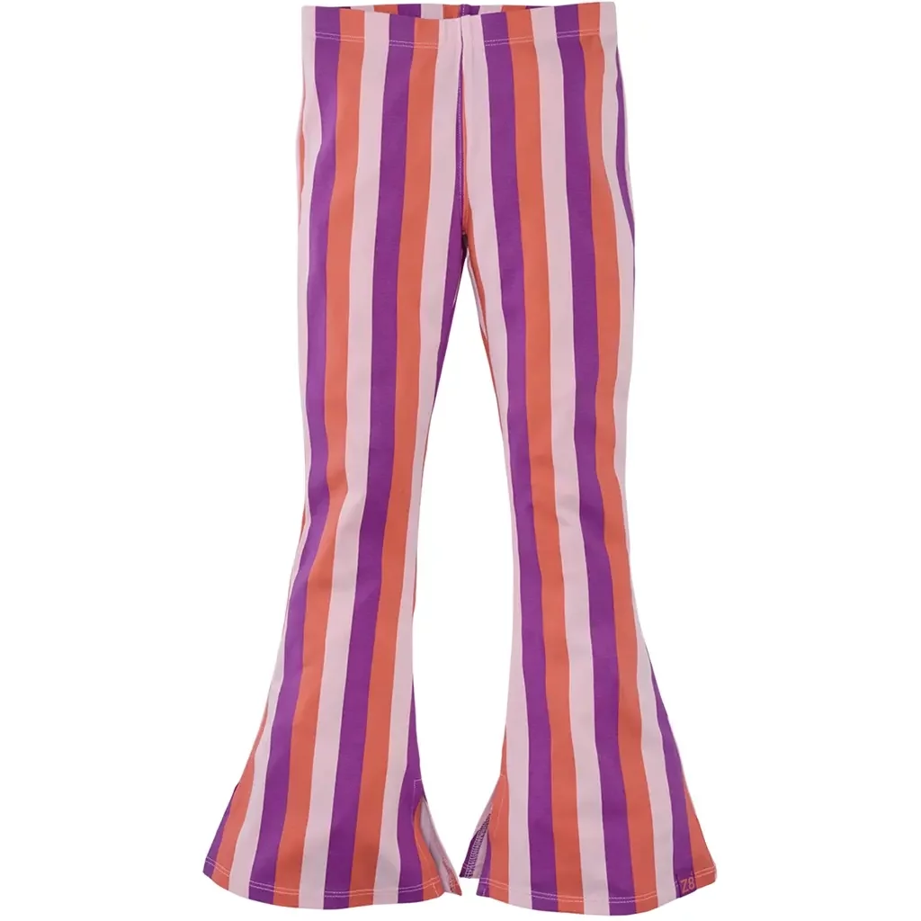 Broek strepen FLARED Jannat (rocky rose)