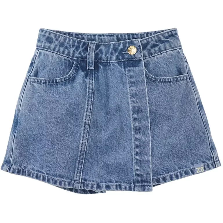 Broek-rokje jeans Alina (blue denim)