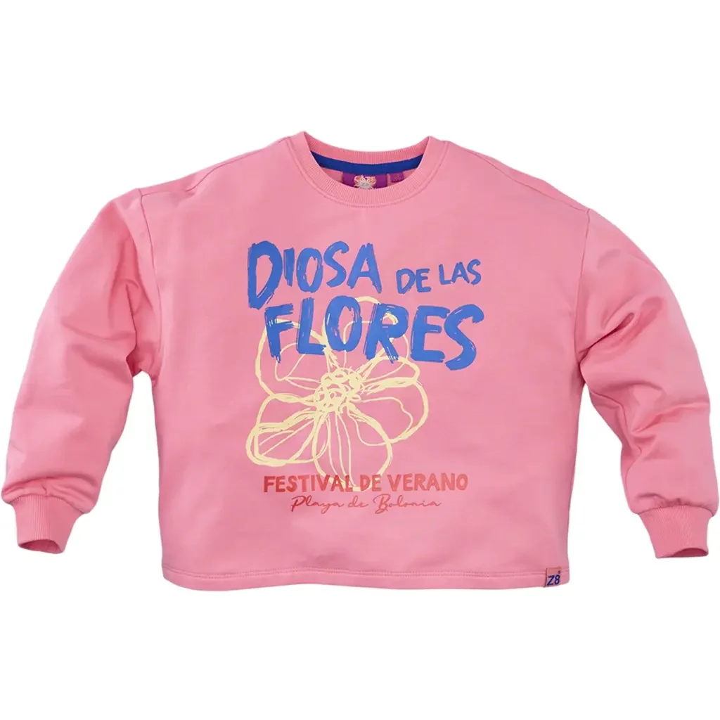 Trui sweat BOXY Pola (summer punch)