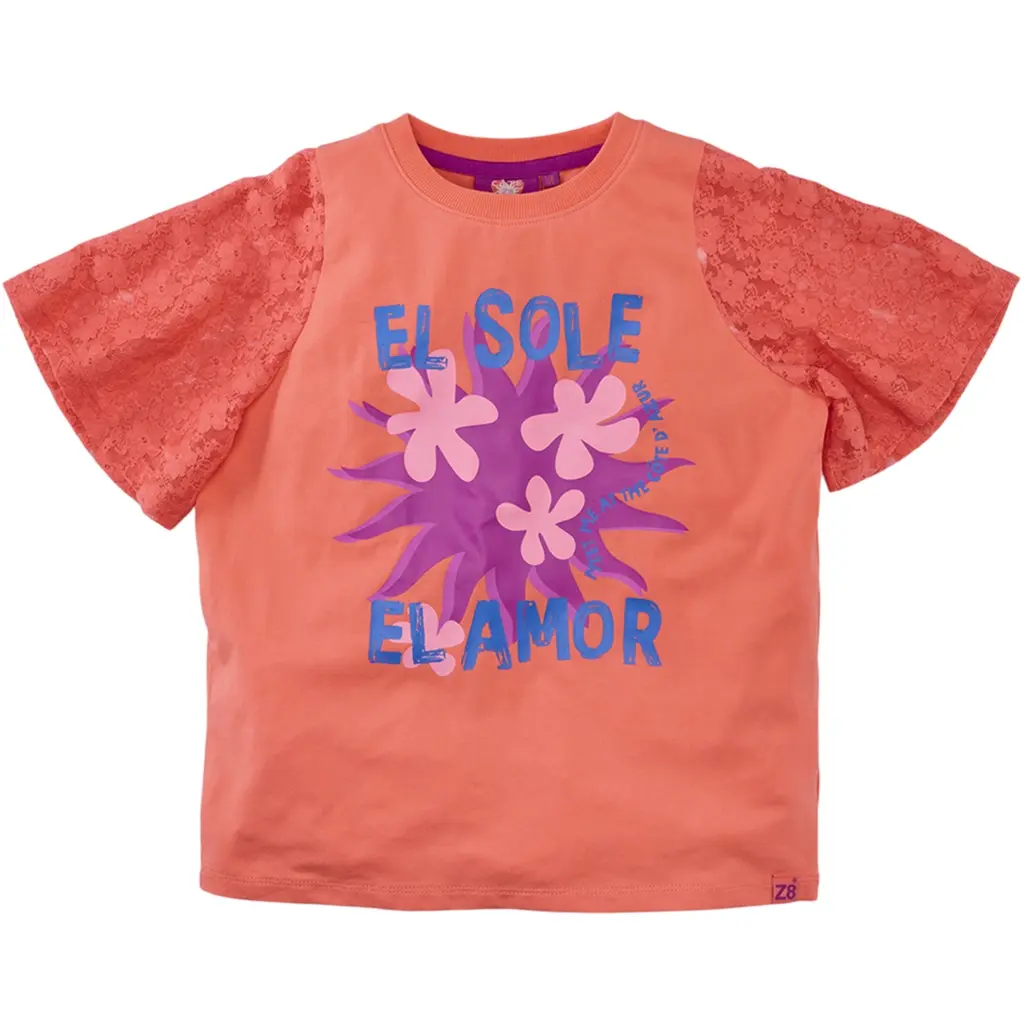 T-shirt OVERSIZED Davina (living coral)