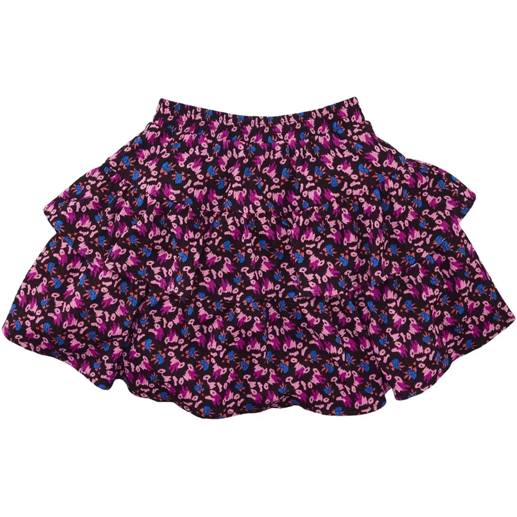 Rokje crincle rouche Jacky (port royale)