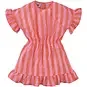 Z8 Zomerjurk strepen Fiep (living coral)