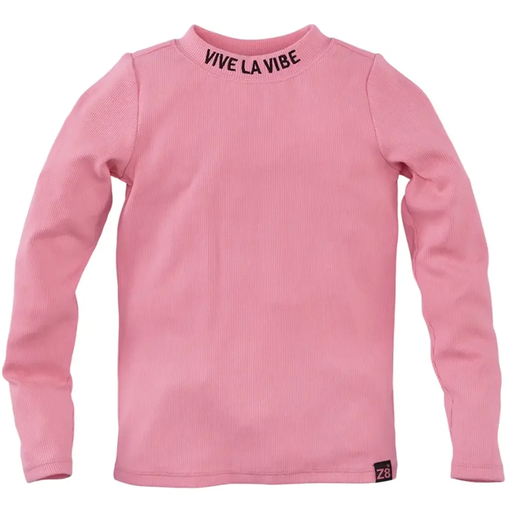 Longsleeve tricot rib Isalie (summer punch)