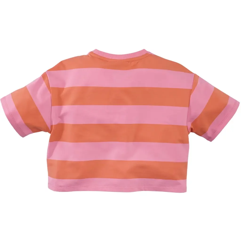 T-shirt strepen BOXY Elien (sizzling orange)