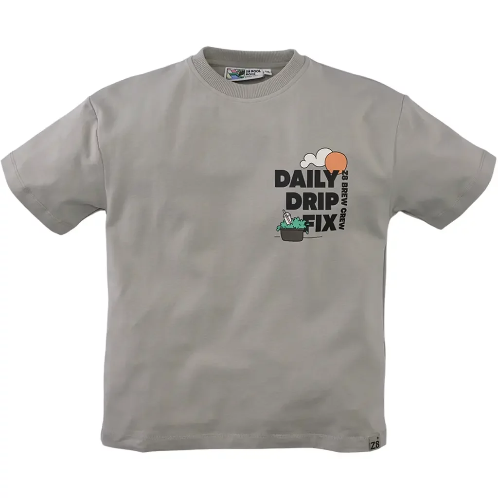 T-shirt heavy jersey Farel (crushed rock)