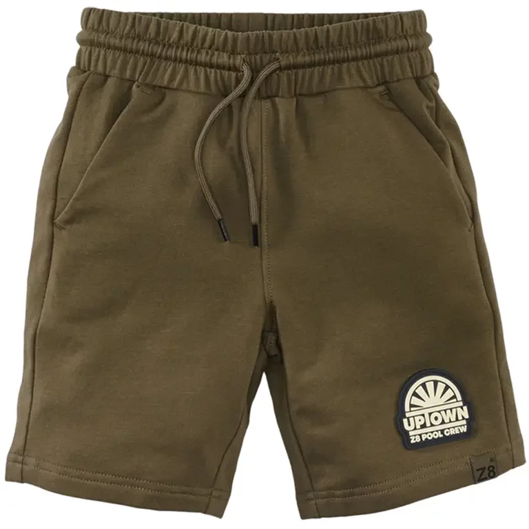 BINNENKORT - Korte broek sweat Elian (golden moss)