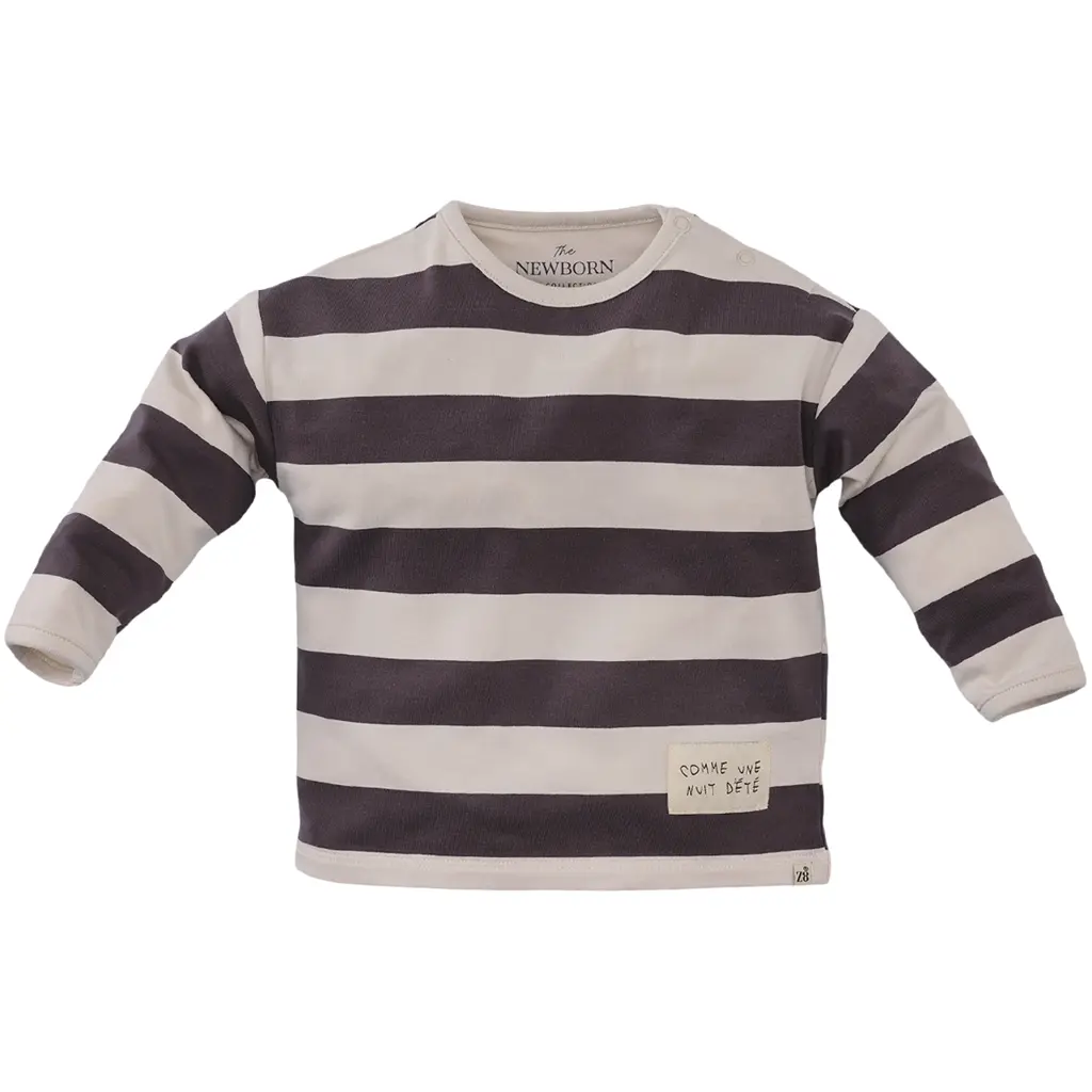 Longsleeve strepen Pim (cotton cloud)