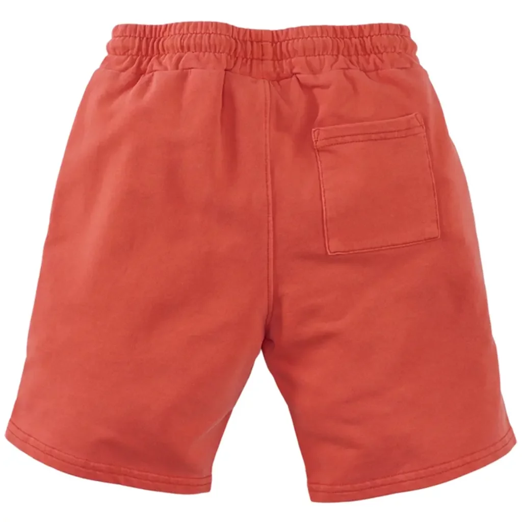 Korte broek garment dye Bob (vibrant flame)