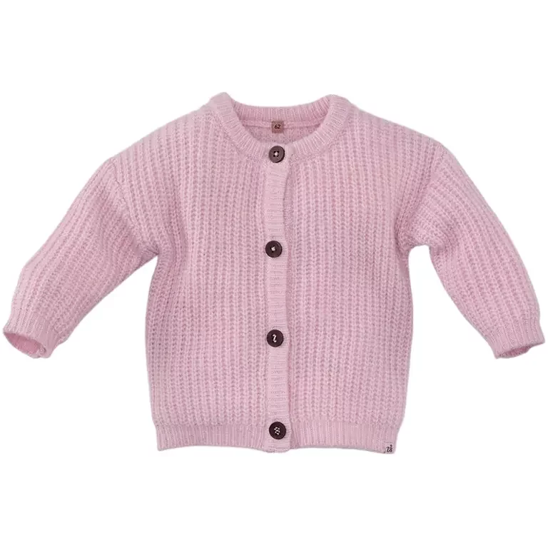 Gebreid vestje Roza (rocky rose)