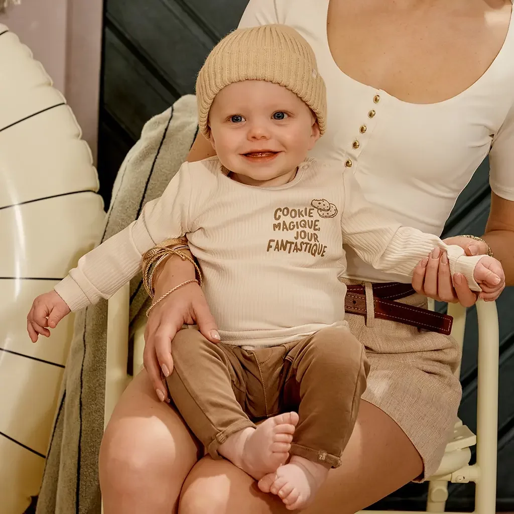 Longsleeve print Jent (cotton cloud)