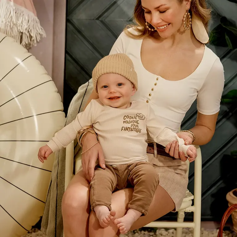 Longsleeve print Jent (cotton cloud)