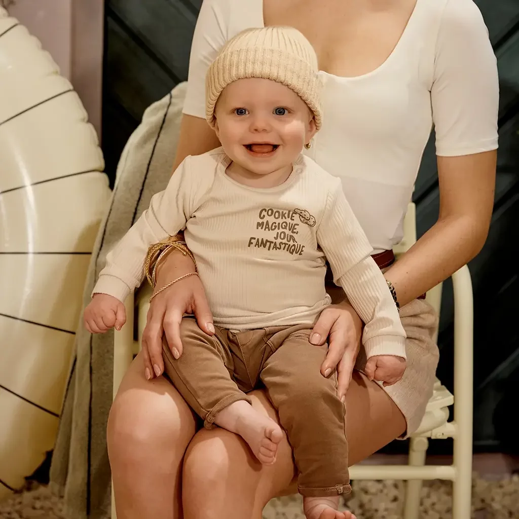 Longsleeve print Jent (cotton cloud)