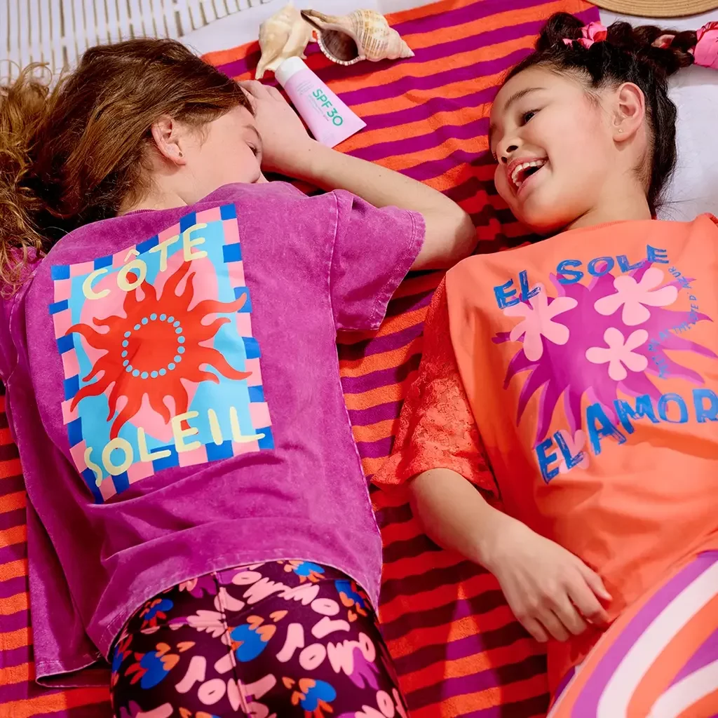 T-shirt acid wash OVERSIZED Babet (foxy violet)