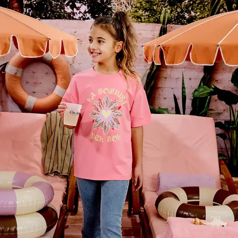 T-shirt OVERSIZED Novy (summer punch)