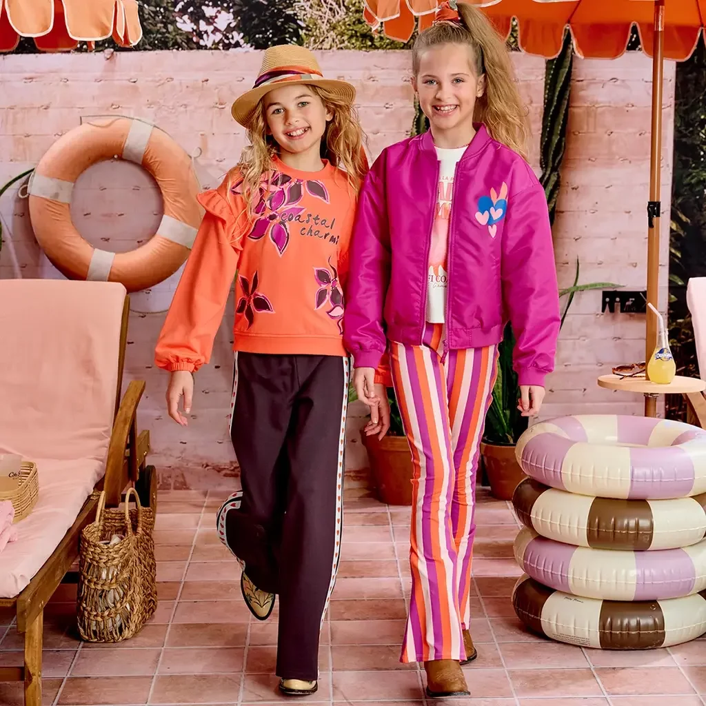 Trui sweat Zumra (living coral)