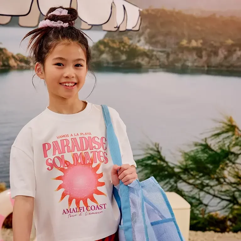 T-shirt BOXY Valentina (soft pearl)