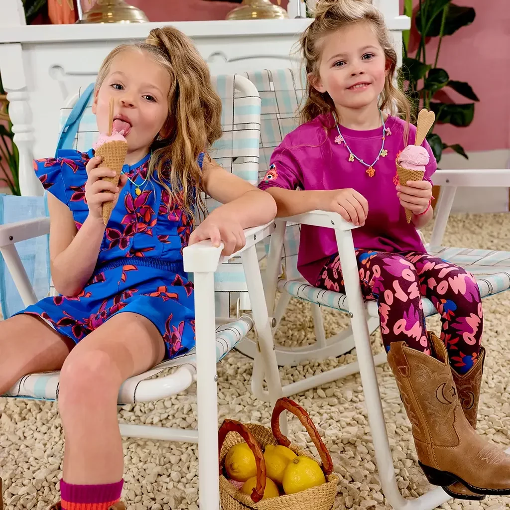 Zomer jumpsuit Firdaous (blue view)