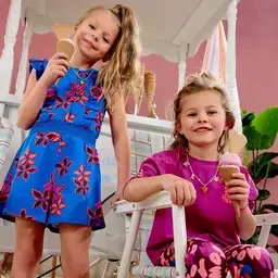 Zomer jumpsuit Firdaous (blue view)