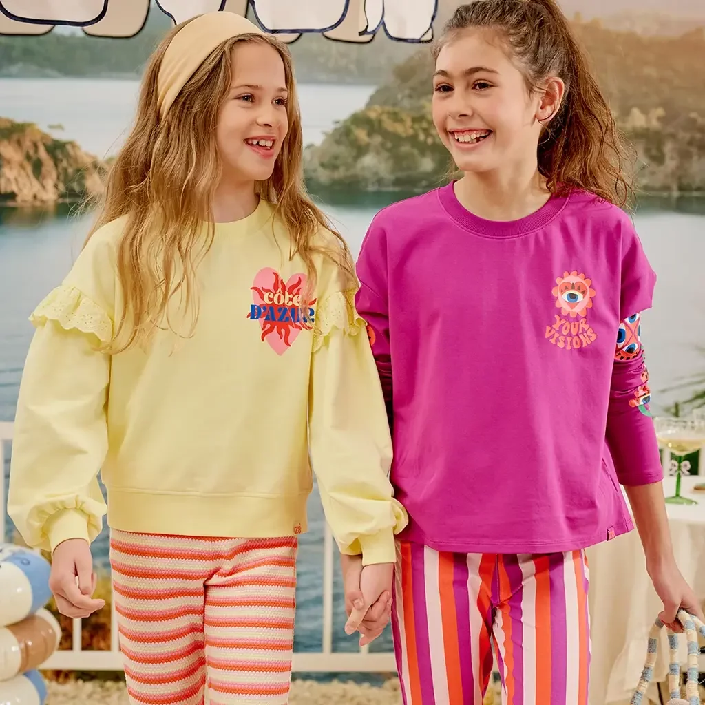 Trui sweat Mikky (lovely lemon)