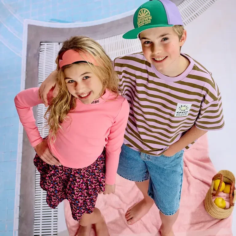 Longsleeve tricot rib Isalie (summer punch)