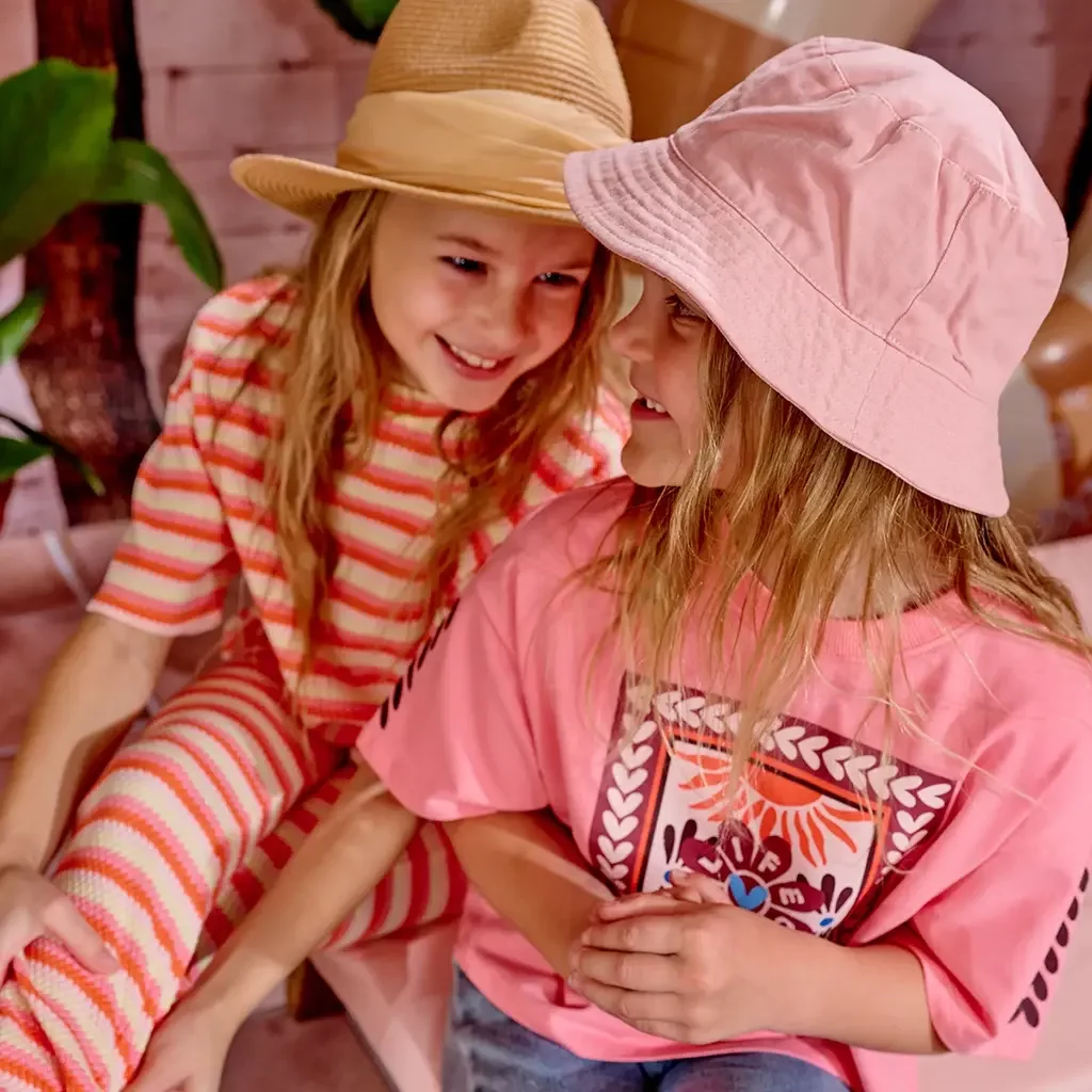 T-shirt structuur Gaia (lovely lemon)