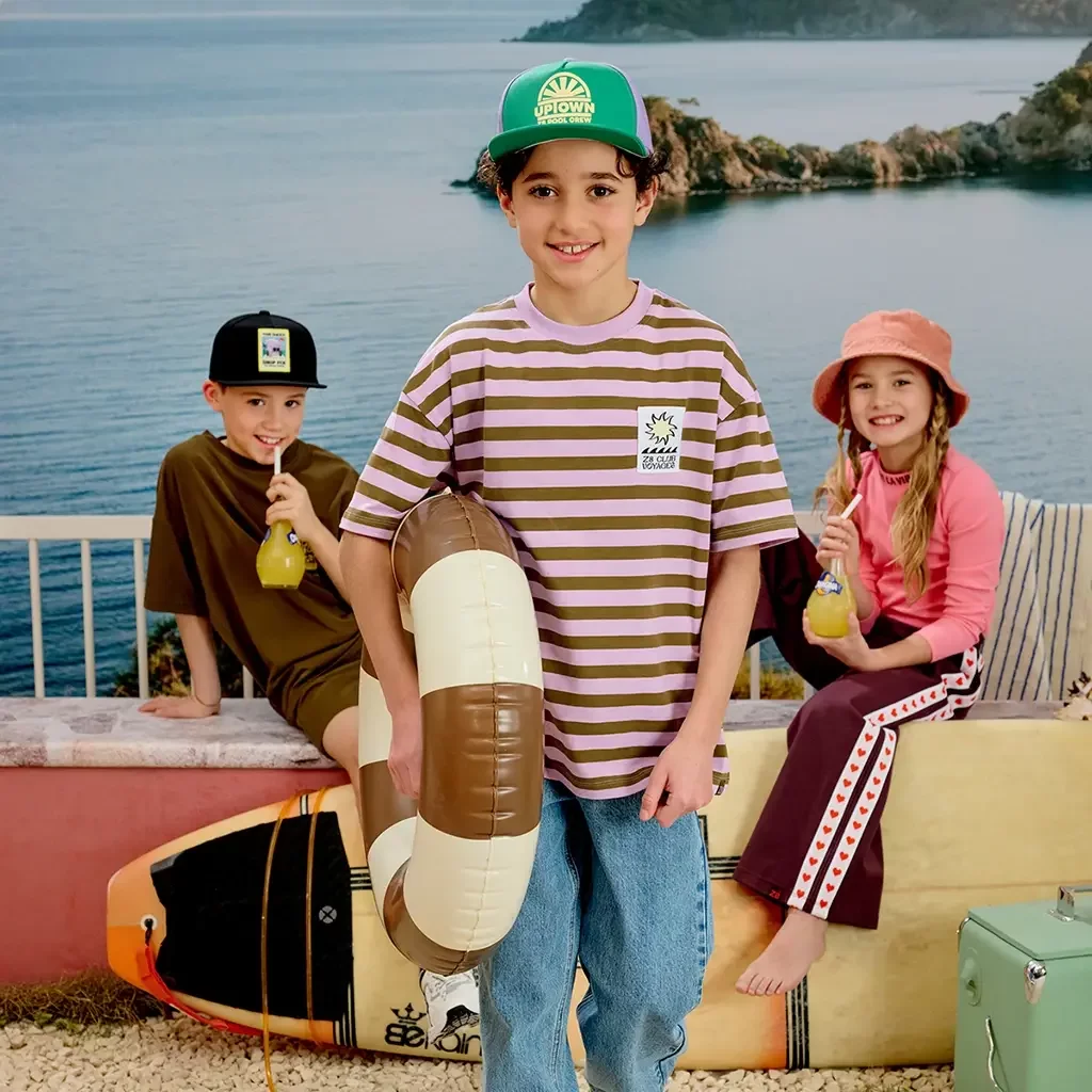 T-shirt strepen Sofian (comfy cosmic)