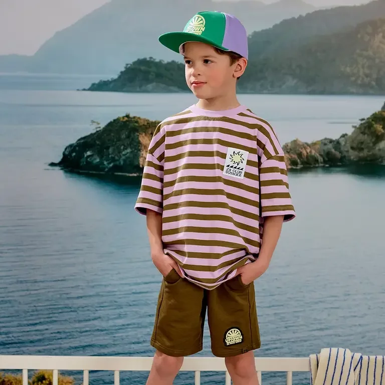 T-shirt strepen Sofian (comfy cosmic)