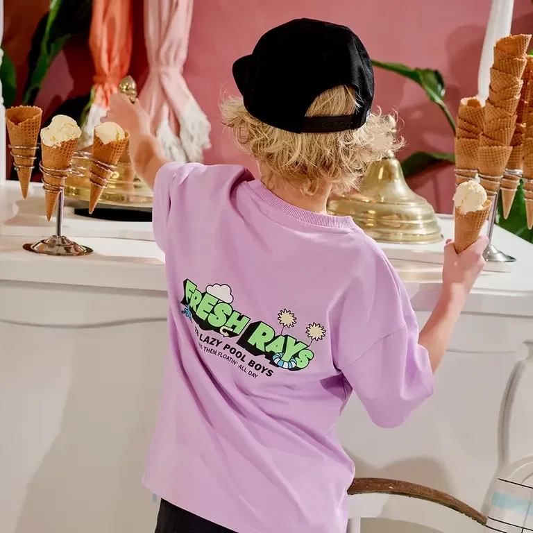 T-shirt garment dye Mica (comfy cosmic)