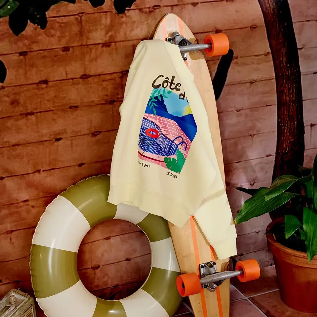 Trui sweat Xavi (silly citron)