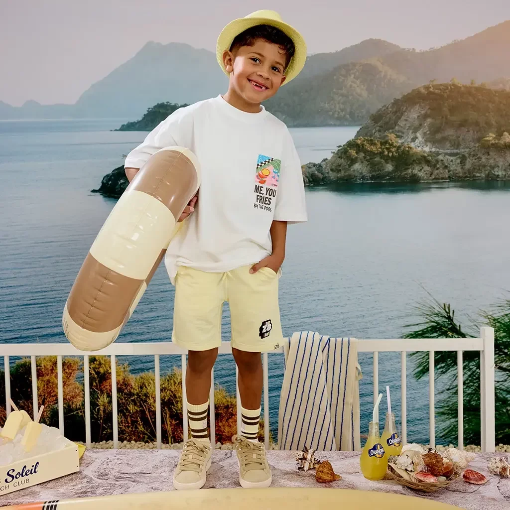 Korte broek sweat Louka (silly citron)