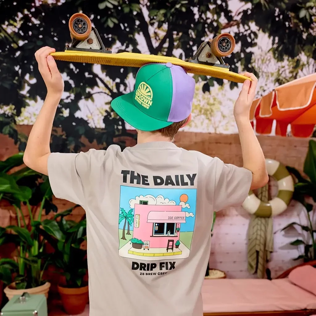 T-shirt heavy jersey Farel (crushed rock)