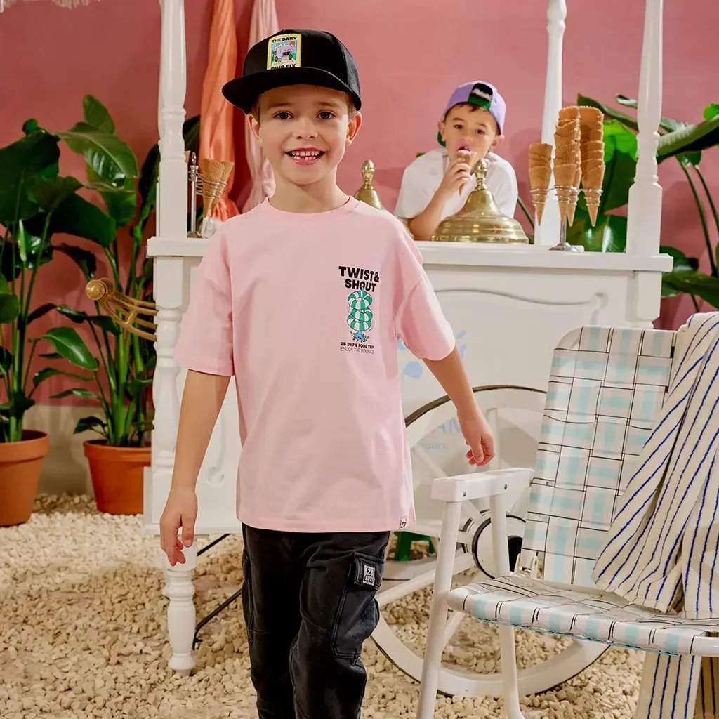 T-shirt heavy jersey Nikoz (rocky rose)