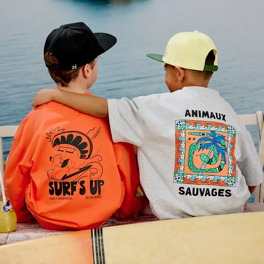 T-shirt heayvy jersey Rix (grey melange)