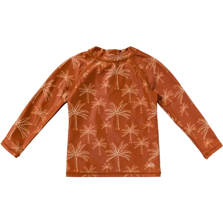 Zwemshirt Palms (bombay brown)