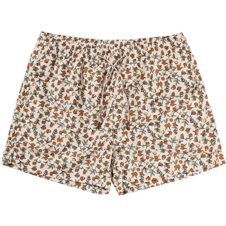 VADER zwembroek Pommegranate (white swan)