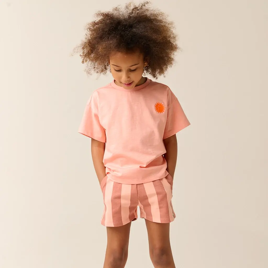 T-shirt Nautalis backprint (apricot blush)