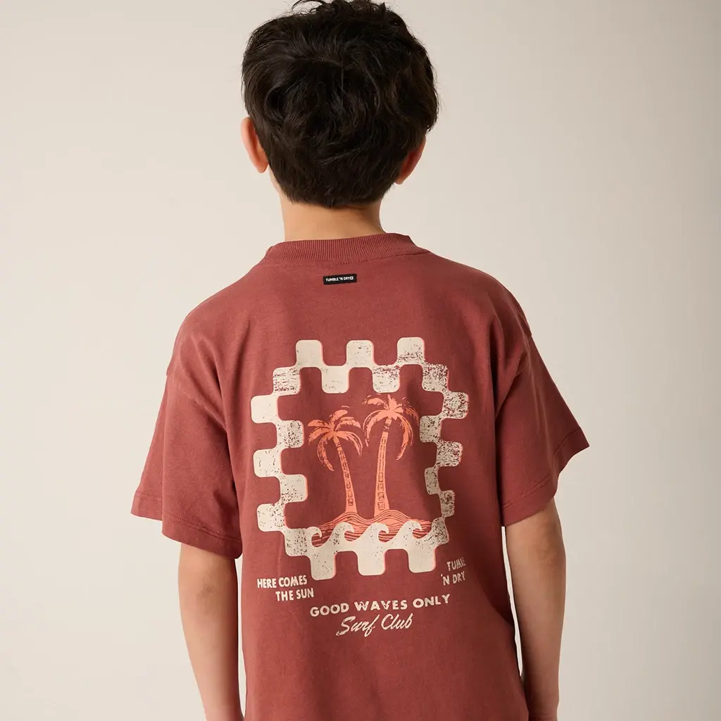 T-shirt Port Douglas backprint (sable)