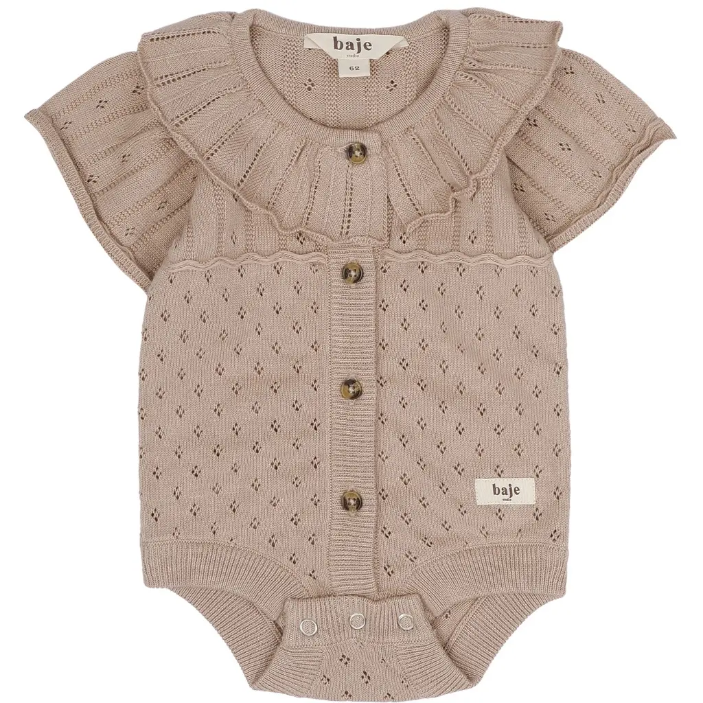 Gebreid rompertje Gaia (rose cafe)