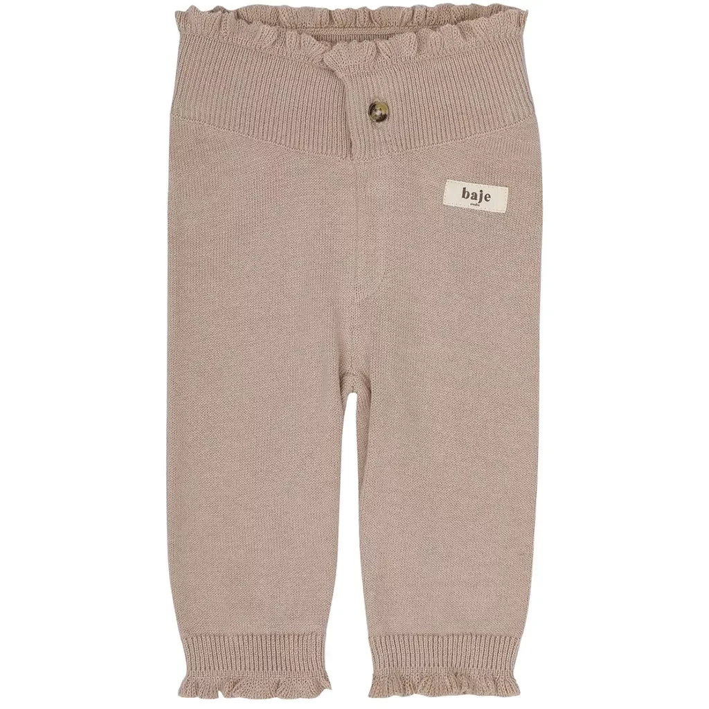 Gebreid broekje Lauren (rose cafe)