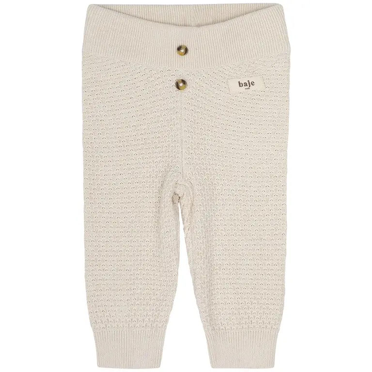 Gebreid broekje Izaia (off white)