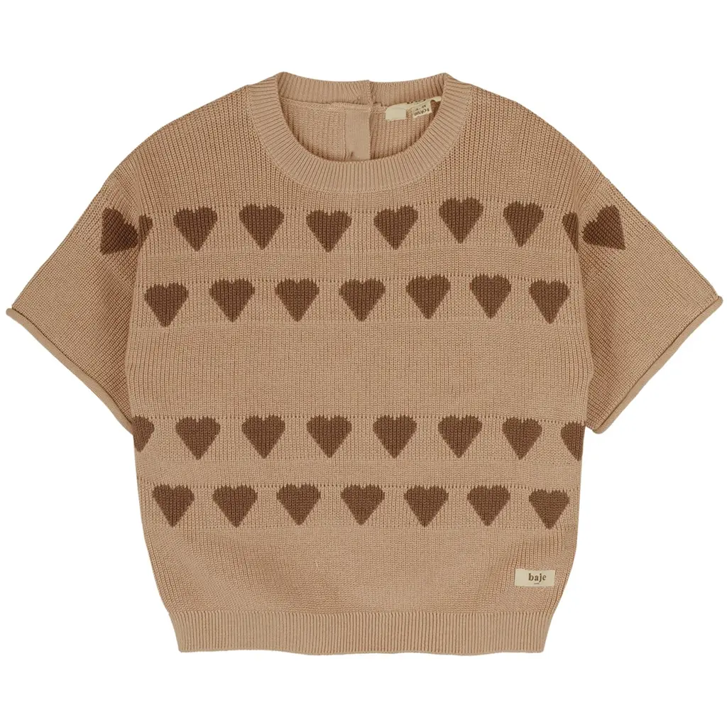 Gebreid truitje Paraiso (peach almond)