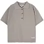 Baje Studio Gebreid polo shirt Milo (taupe gray)
