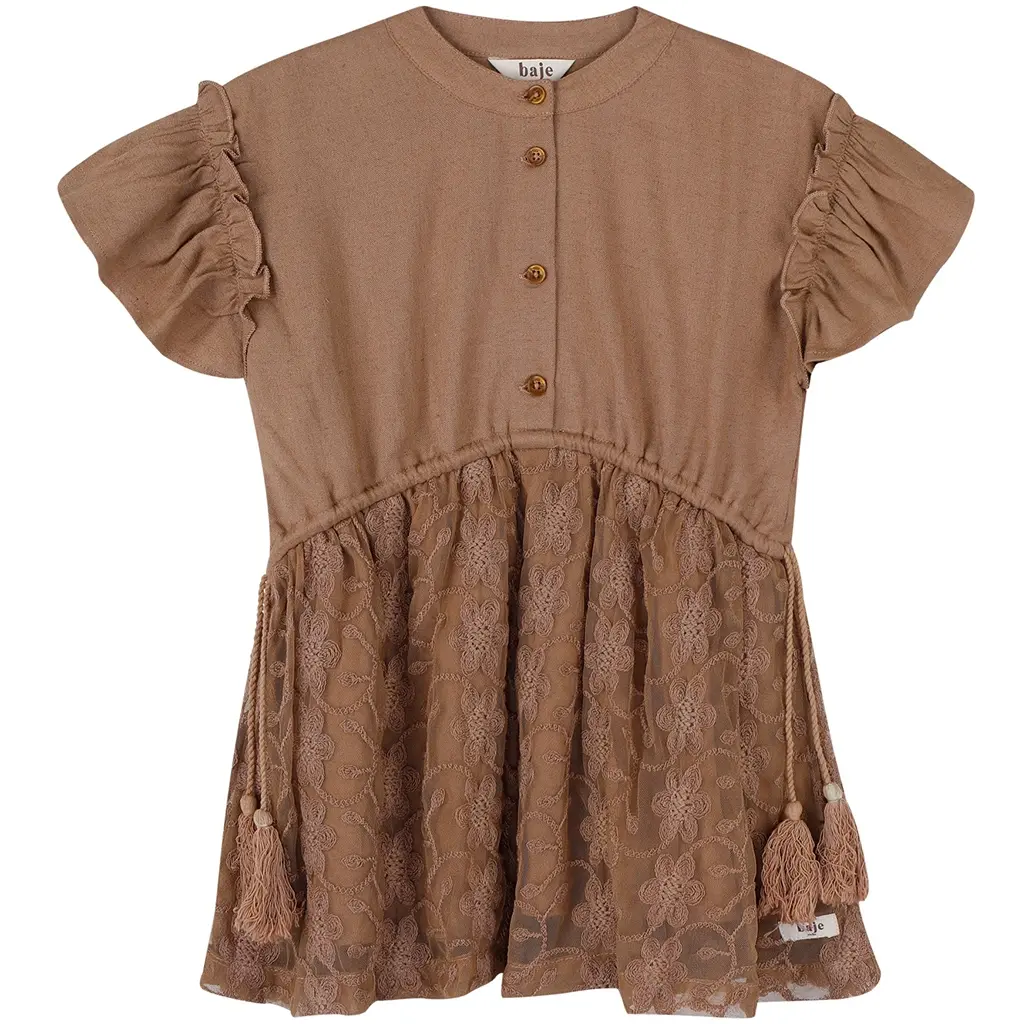 Jurk Claudie (brown coconut)