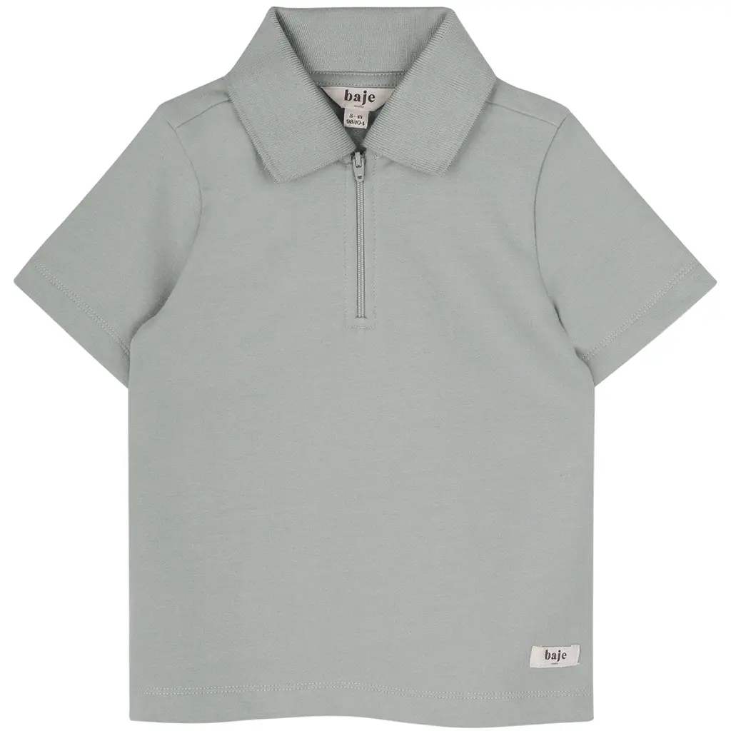 Polo shirt ritsje Hervas (green greyish)