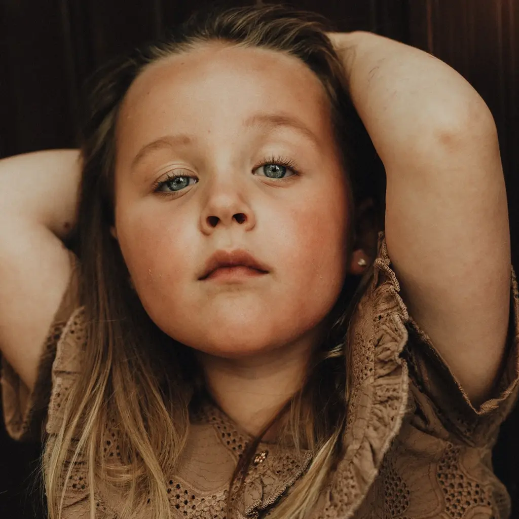 Top met kraag Noja (brown coconut)