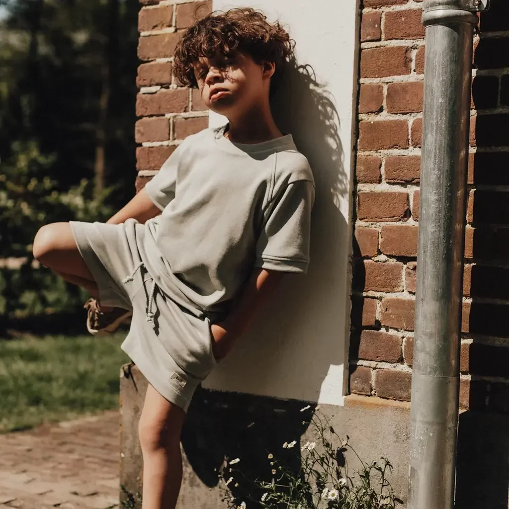 Korte broek Hernani - (green greyish)