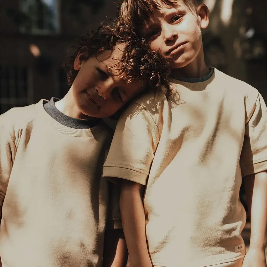 T-shirt Vic (creme fawn)